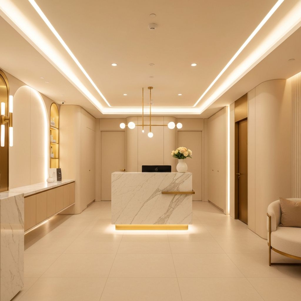 Luxurious clinic background